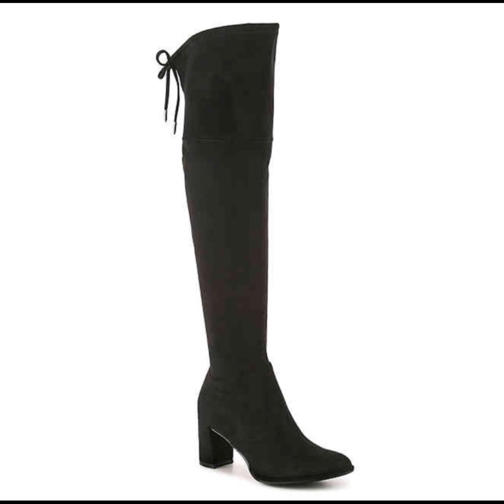 thigh high heels.